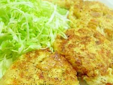 ふわふわー♪豆腐とツナのヘルシーバーグ